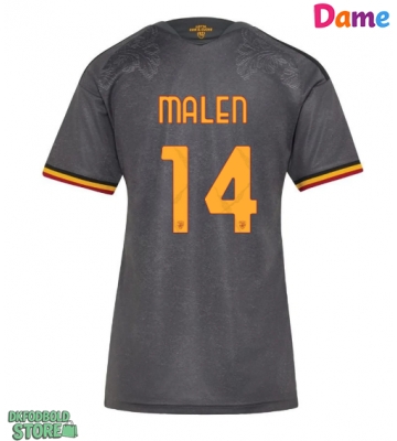 AS Roma Donyell Malen #14 Replika Tredjetrøje Dame 2026-27 Kortærmet